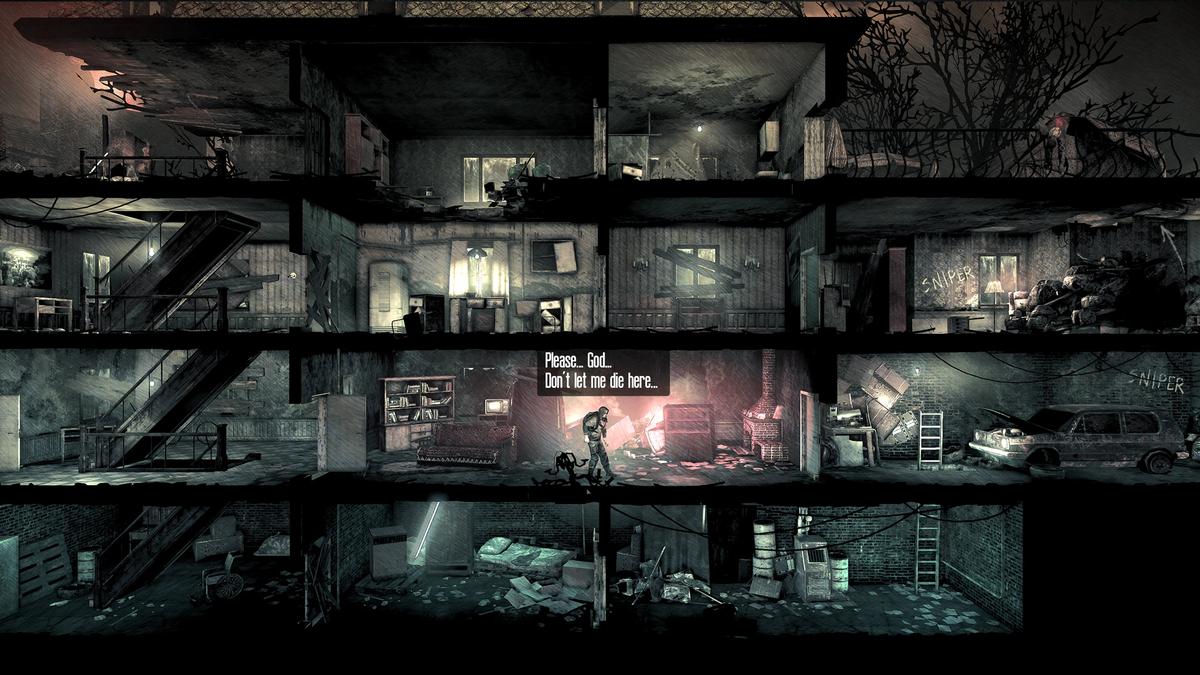 Кадр из игры This War of Mine